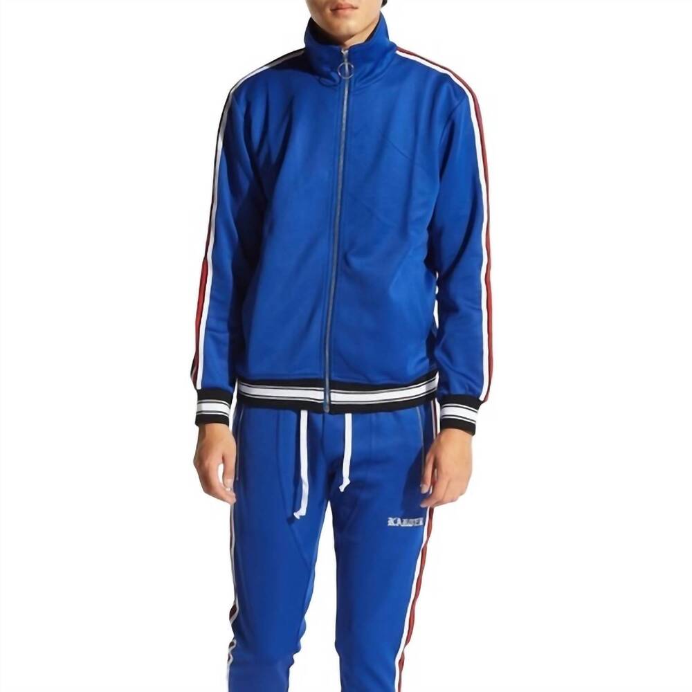 NEW KARTER COLLECTION track jacket in royal blue